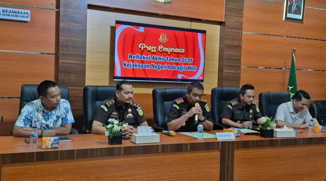Kejari Inhil Selamatkan Rp 1,6 Meliar Uang Negara, Ekspose Kinerja 2025