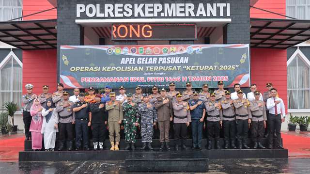 Polres Kep Meranti Gelar Operasi Ketupat Tahun 2025