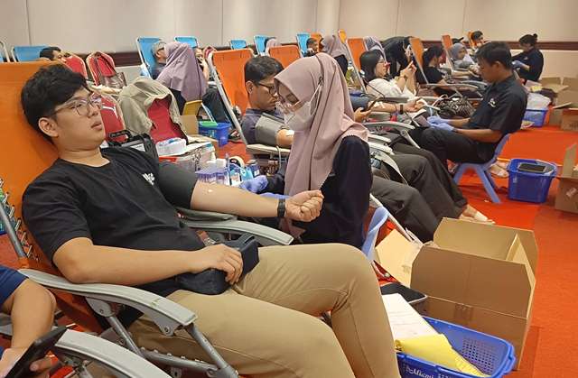 Donor Darah Massal KDD RAPP Kumpulkan 1.218 Kantong Darah