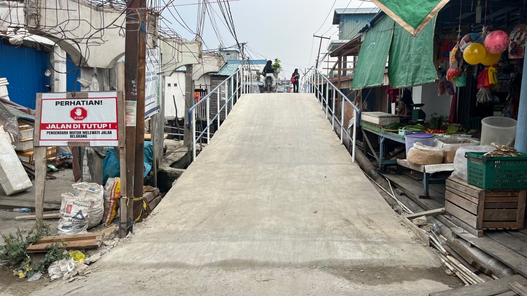 PT. RSUP Investasi Sosial Lewat  Pembangunan Jembatan Permanen di Desa Pulau Burung