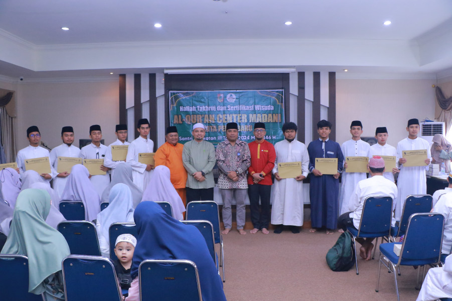 Wisuda Alquran Center Madani Pekanbaru, Momen Penguatan Generasi Qurani