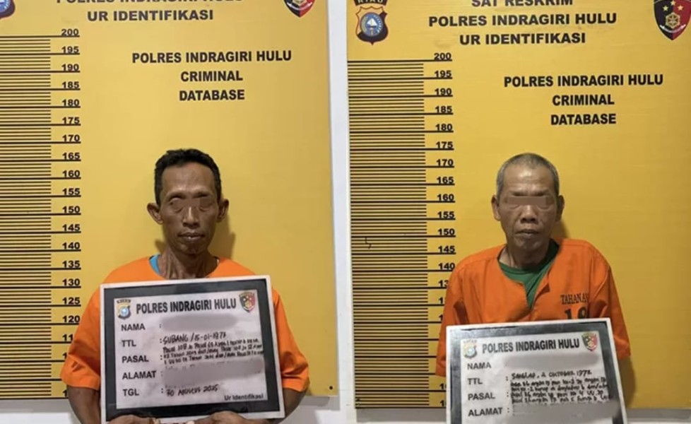 Dua Petani di Inhu Ditangkap Bakar Lahan hingga 9 Hektare