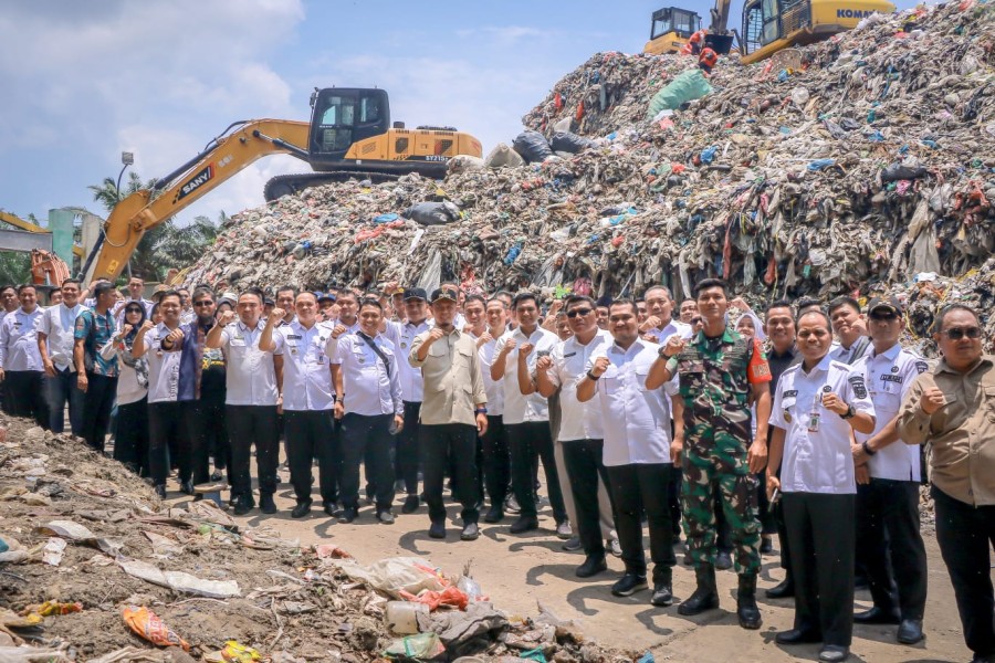 Boyong Camat Lurah ke TPA Muara Fajar, Wako Pekanbaru: Upaya Kendalikan Sampah
